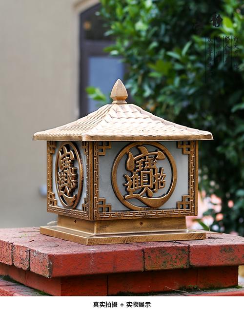 招財進寶戶外大門柱頭燈墻頭燈防水室外歐式別墅庭院燈家用圍墻燈
